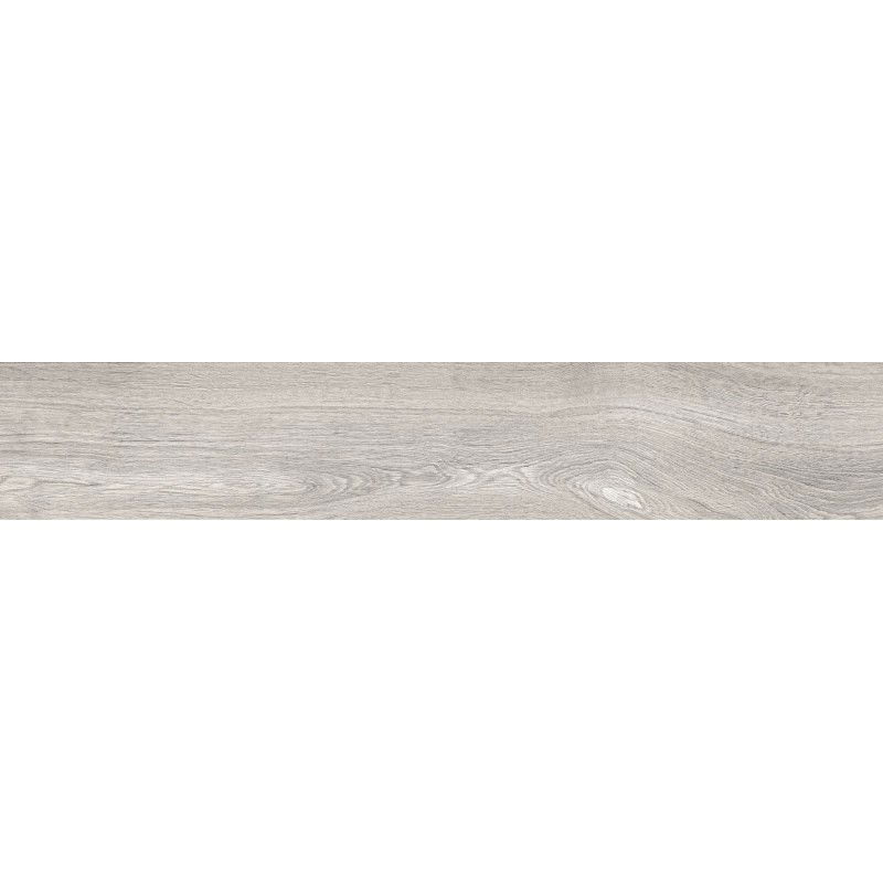 Mexen Hirera Grey glazed rectified gres, wood-like floor-wall tile 120 x 20 cm, matte - TL611-120-020-03