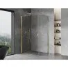 Mexen Mist-B Hinged Shower Enclosure 100 x 70 cm, Transparent, Gold - 8A2T-100-070-50-00