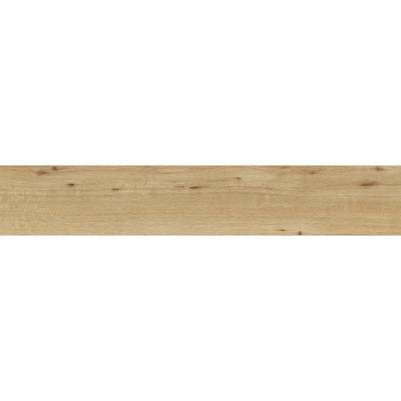 Mexen Cristopher Almond glazed rectified gres, wood-like floor-wall tile 120 x 20 cm, carving - TL612-120-020-00