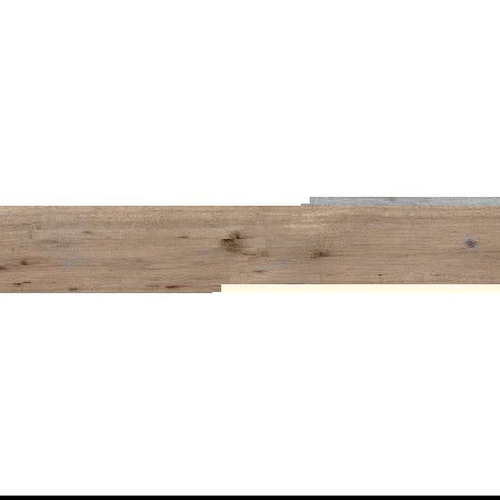 Mexen Cristopher Brown glazed rectified porcelain G1, wood-like floor-wall tile 120 x 20 cm, carving - TL612-120-020-01