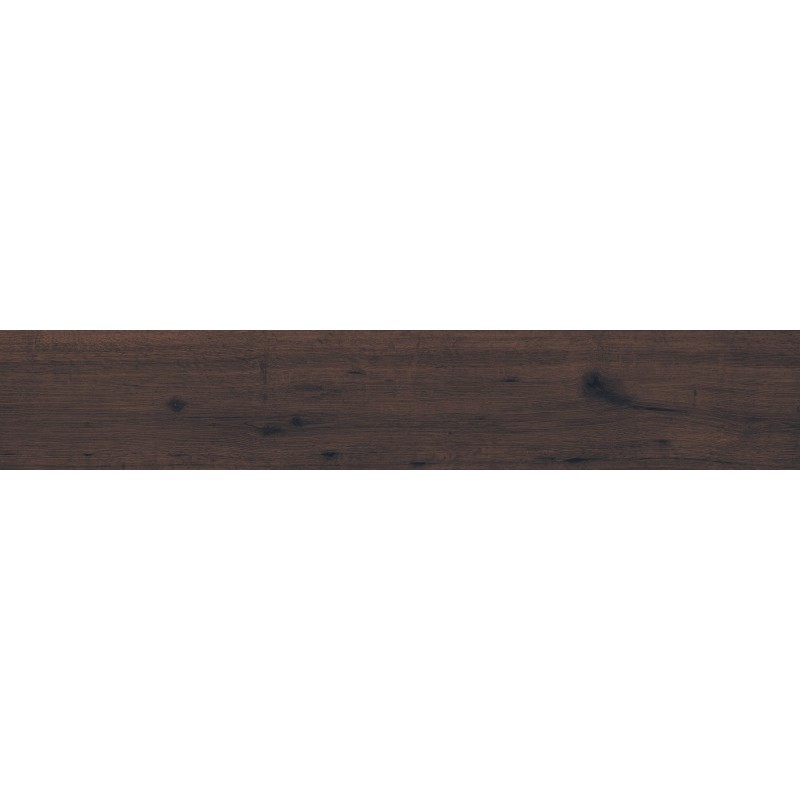 Mexen Cristopher Cherry glazed rectified porcelain tile, wood-like floor-wall 120 x 20 cm, carving - TL612-120-020-02