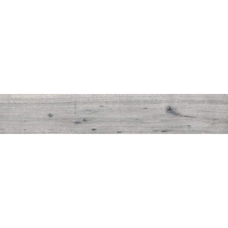 Mexen Cristopher Rectified Glazed Grey Porcelain Tile G1, Wood-like Floor and Wall Tile 120 x 20 cm, Carving - TL612-120-020-03