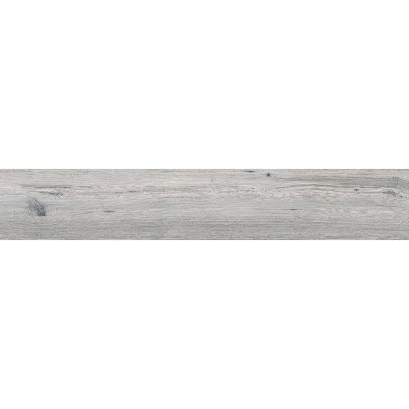 Mexen Cristopher Rectified Glazed Grey Porcelain Tile G1, Wood-like Floor and Wall Tile 120 x 20 cm, Carving - TL612-120-020-03