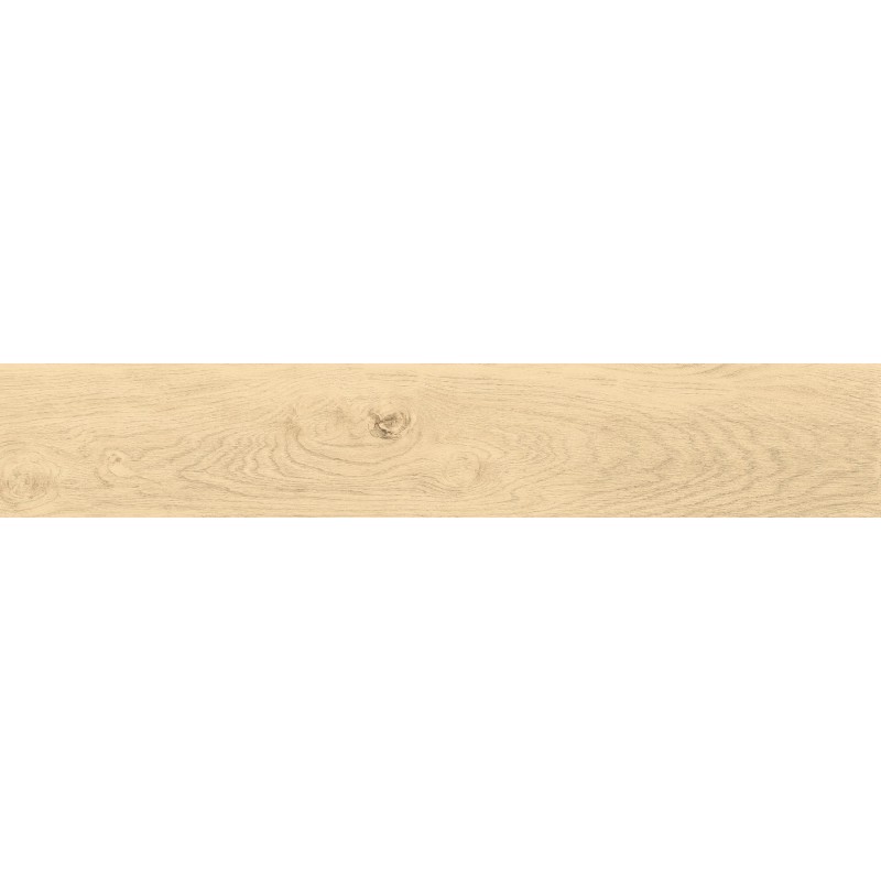 Mexen Wood Ville Ivory Glazed Porcelain Rect. G1, Wood-like Floor and Wall Tile 120 x 20 cm, Carving - TL613-120-020-00
