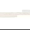 Mexen Wood Ville White glazed rectified porcelain stoneware G1, wood-like floor and wall tile 120 x 20 cm, carving