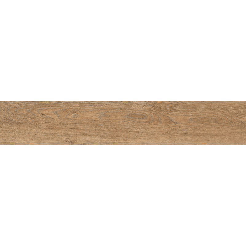 Mexen Wood Ville Brown glazed rectified gres G1, wood-like floor-wall tile 120 x 20 cm, carving - TL613-120-020-02