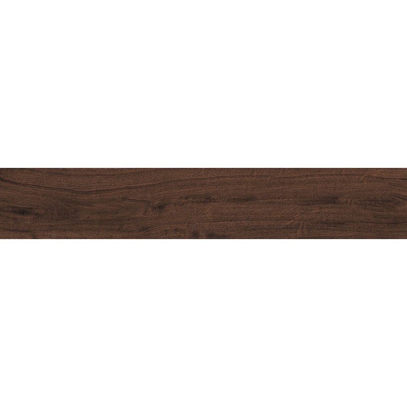 Mexen Wood Ville Glazed Rectified Cherry Gres, Wood-like Floor and Wall Tile 120 x 20 cm, Carving - TL613-120-020-02