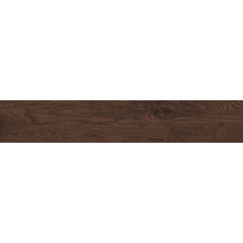 Mexen Wood Ville Cherry Glazed Rectified Gres, Wood-like Floor-Wall Tile 120 x 20 cm, Carving - TL613-120-020-03