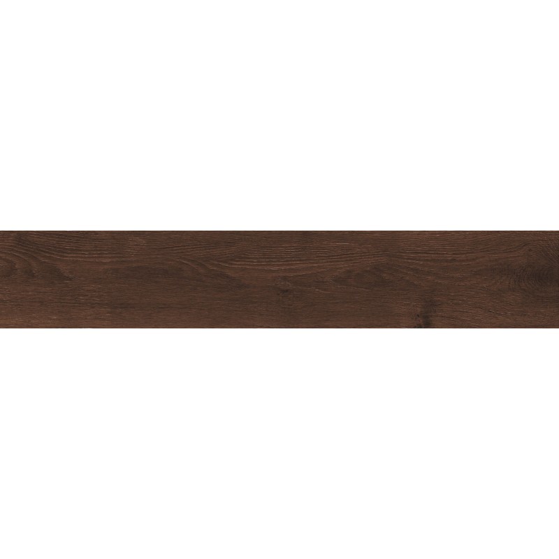 Mexen Wood Ville Glazed Rectified Cherry Gres, Wood-like Floor and Wall Tile 120 x 20 cm, Carving - TL613-120-020-02