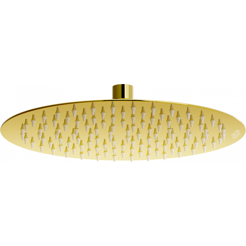 Mexen Slim shower head 25 cm, gold - 79225-50