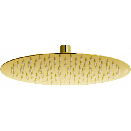Mexen Slim shower head 25 cm, gold - 79225-50