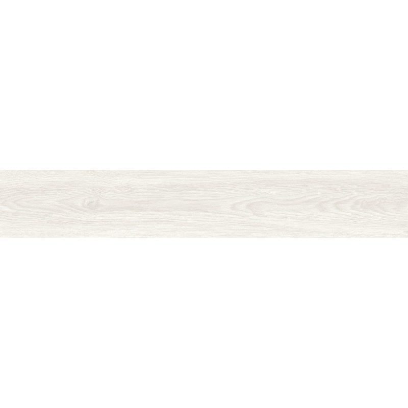 Mexen Savana Bianco glazed rectified porcelain stoneware, wood-like floor-wall tile 120 x 20 cm, carving - TL614-120-020-00