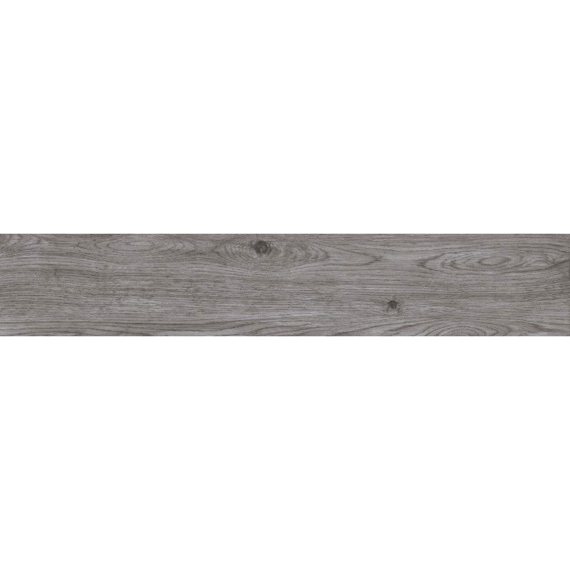 Mexen Savana Gray glazed rectified gres tile, wood-like floor-wall 120 x 20 cm, carving - TL614-120-020-02