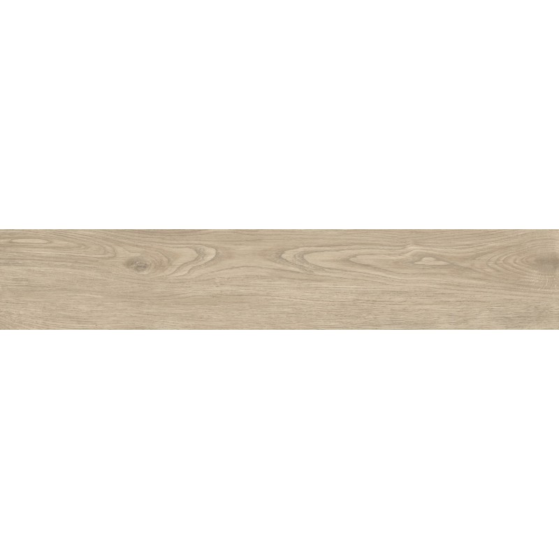 Mexen Savana Sabbia glazed porcelain, rectified G1, wood-like floor and wall tile 120 x 20 cm, carving - TL614-120-020-04