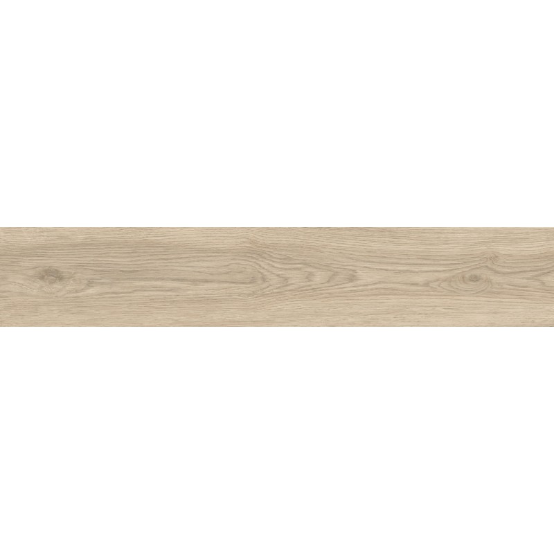 Mexen Savana Sabbia glazed porcelain, rectified G1, wood-like floor and wall tile 120 x 20 cm, carving - TL614-120-020-04