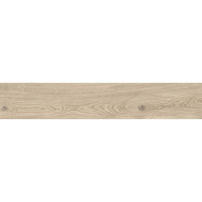 Mexen Savana Sabbia glazed porcelain, rectified G1, wood-like floor and wall tile 120 x 20 cm, carving - TL614-120-020-04