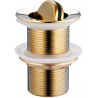 Mexen click-clack rotary plug, gold - 79913-50