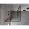 Mexen Mist-B Duo hinged shower enclosure 70 x 70 cm, transparent, brushed copper - 8A2-070-070-65-00