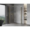 Mexen Mist-B Duo 80 x 75 cm Hinged Shower Cabin, Transparent, Gold - 8A2-080-075-50-00