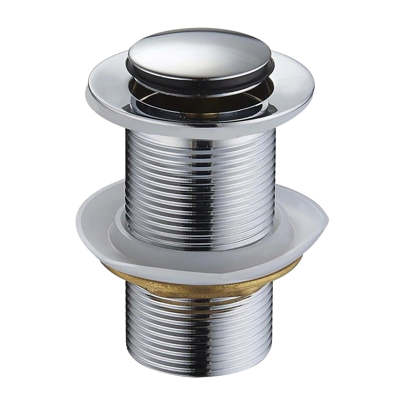 Mexen click-clack plug small round, chrome - 79915-00