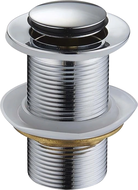 Mexen small round click-clack drain, chrome - 79915-00