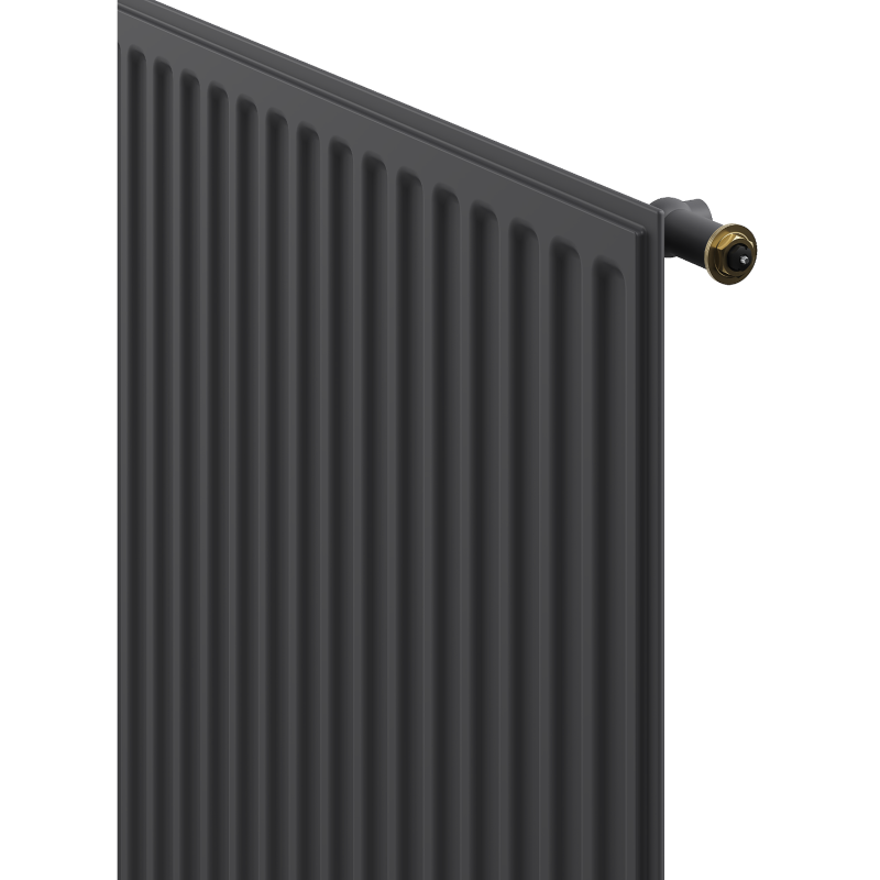 Mexen CVH10 Hygiene Panel Radiator 600 x 700 mm, Bottom Connection, 437 W, Anthracite - W610H-060-070-66