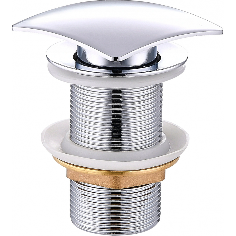 Mexen click-clack square stopper, chrome - 79916-00