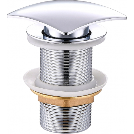 Mexen click-clack square plug, chrome - 79916-00