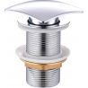Mexen click-clack square stopper, chrome - 79916-00