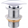 Mexen square click-clack plug, Chrome - 79916-00