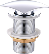 Mexen square click-clack plug, Chrome - 79916-00