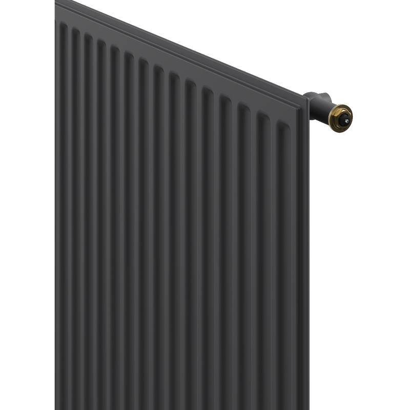 Mexen CVH10 Hygienic Panel Radiator 300 x 1100 mm, Bottom Connection, 364 W, Anthracite - W610H-030-110-66