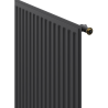 Mexen CVH10 Hygiene flat panel radiator 600 x 2400 mm, bottom connection, 1499 W, anthracite - W610H-060-240-66