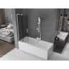 Mexen Velar L shower screen 2-wing sliding 70 x 150 cm, graphite, white - 896-070-003-41-20