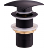 Mexen square click-clack plug, Black - 79916-70