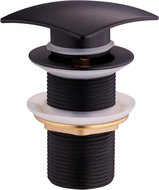 Mexen square click-clack plug, Black - 79916-70