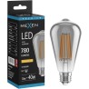 Mexen Vintis LED Filament Bulb E27, ST64, 10W, Warm - 2200K, 780 lm, smoke - L152-E27-1022-70