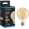 Mexen Vintis LED filament bulb E27, G80, 2W, Warm - 2200K, 180 lm, amber - L155-E27-0222-50