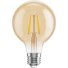 Mexen Vintis LED filament bulb E27, G80, 2W, Warm - 2200K, 180 lm, amber - L155-E27-0222-50