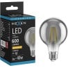 Mexen Vintis LED filament bulb E27, G80, 8W, Warm - 2200K, 600 lm, smoke - L155-E27-0822-70