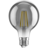Mexen Vintis LED Filament Bulb E27, G80, 8W, Warm - 2700K, 680 lm, smoke - L155-E27-0827-70