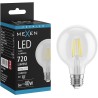 Mexen Vintis LED filament bulb E27, G80, 6W, Neutral - 4000K, 720 lm, clear - L155-E27-0640-00