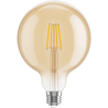 Mexen Vintis LED filament bulb E27, G125, 6W, Warm - 2200K, 600 lm, amber - L158-E27-0622-50