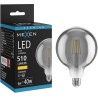 Mexen Vintis LED Filament Bulb E27, G125, 6W, Warm - 2700K, 510 lm, smoke - L158-E27-0627-70