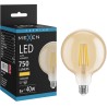 Mexen Vintis LED filament bulb E27, G125, 8W, Warm - 2700K, 750 lm, amber - L158-E27-0827-50