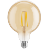 Mexen Vintis LED filament bulb E27, G125, 8W, Warm - 2700K, 750 lm, amber - L158-E27-0827-50