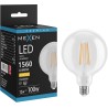 Mexen Vintis LED filament bulb E27, G125, 12W, Warm - 2700K, 1560 lm, clear - L158-E27-1227-00