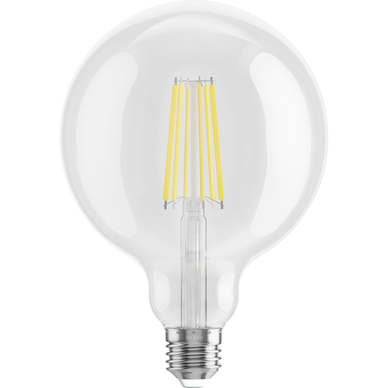 Mexen Vintis LED Filament Bulb E27, G125, 10W, Neutral - 4000K, 1320 lm, Clear - L158-E27-1040-00