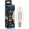 Mexen Vintis LED Filament Bulb E14, C35, 4W, Warm - 2700K, 470 lm, clear - L154-E14-0427-00