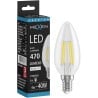 Mexen Vintis LED Filament Bulb E14, C35, 4W, Neutral - 4000K, 470 lm, clear - L154-E14-0427-00 - L154-E14-0440-00